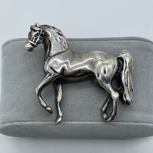 Sterling Silver Horse Pin